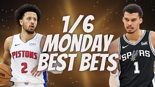 Best NBA Bets, Player Prop Picks, Parlays, Predictions FREE Monday Today January 6th 1/6