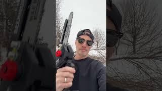 Save Big with DIY Tree Trimming Using a Mini Chainsaw #chainsaw #minichainsaw
