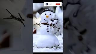 Blast snowman with AI  #shorts #short #Ai