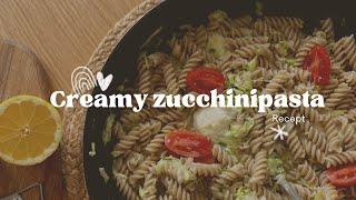 Creamy zucchini pasta