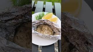 Рыба Макрурус на гриле #шашлык #дача #food #ландшафтныйдизайн #grill #лето #cooking #рецепт
