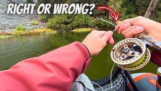 Which is the RIGHT way to do it? (fly fishing tip)