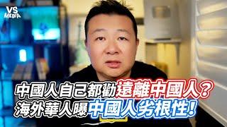 中國人自己都勸遠離中國人？海外華人曝中國人劣根性！｜VS MEDIAｘ @mike1111