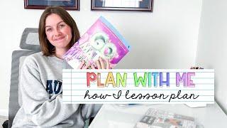 PLAN A WEEK WITH ME | watch me lesson plan