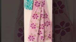 #mulmul Cotton Hand block printed sarees 640 Free Shipping WHATSAPP 9790271649 with blouse