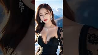 Lovely girls 1M._4K ai art lookbook vairal, princess queen short dress#youtubeshorts #youtube #cute/