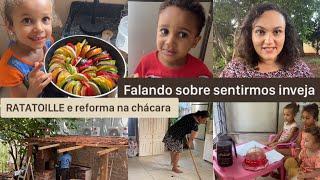 DE VOLTA A ROTINA NA CHÁCARA! RECEITA DE RATATOILLE + falando sobre SENTIR INVEJA