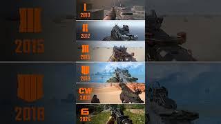 Evolution of ARs in COD games #gaming #games #gameplay #callofduty