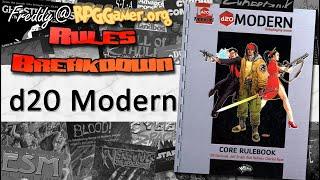 d20 Modern (Wizards of the Coast, 2002) | Rules Breakdown