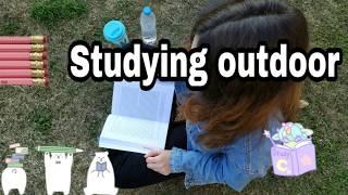 Studying outdoor  - study tips