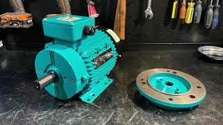 How to change the flange on a 90 frame Brook Crompton electric motor