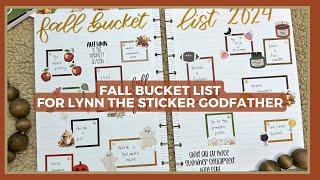 DIY Fall Bucket List | Patreon Spread for Lynn