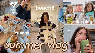 FIRST WEEK OF SUMMER VLOG 2023  beach day, friends, shopping, hauls, and more :)