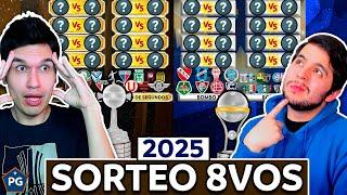 SORTEO 8VOS de FINALCOPA LIBERTADORES y SUDAMERICANA 2025REACCIÓN y ANÁLISIS
