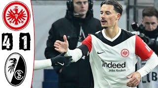 Eintracht Frankfurt - SC Freiburg 4-1 Hightlights | Bundesliga - 2024/2025