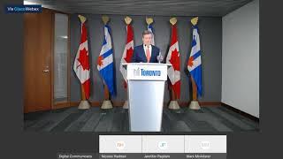 Announcement by Mayor John Tory