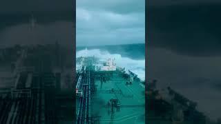 Ship in heavy storm. #SailorStories                          https://youtu.be/L4aMAY_ucMA