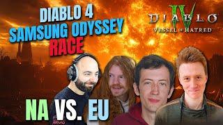 The Diablo 4 RACE EVENT by Samsung Odyssey EU vs. NA