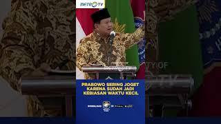 Alasan Prabowo Sering Joget Gemoy #shorts