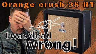 Orange Crush 35 RT vs. drums? updated review!