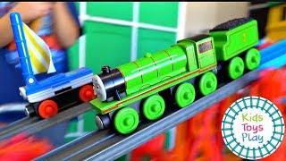 Thomas and Friends Mystery Wheel Down Hill Train Races Movie Edition