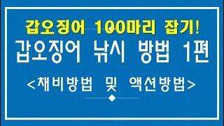 갑오징어낚시방법 제 1편 (채비방법과 액션방법)