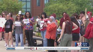 Walkout held at WVU over proposed program cuts