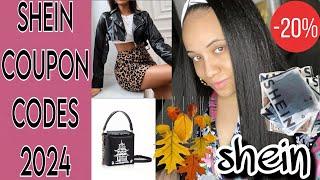 SHEIN COUPON CODES 2024 | 20 OFF DISCOUNT CODES | USE THEM NOW OR CRY LATER ‼️