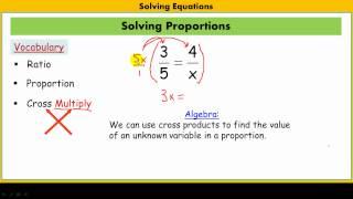 Solving Proportions