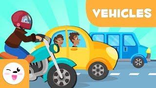 Land Transport vehicles for kids - Vocabulary