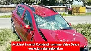 Accident in satul Contesti, comuna Valea Seaca - Jurnalul Regional