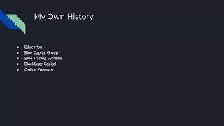 Developing/Trading for an Options Market Maker: Eric Harding, Raleigh Durham Traders Meetup 20220926