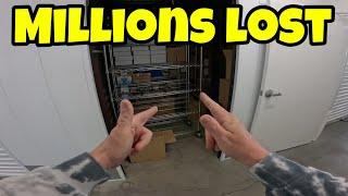 MILLIONS LOST in STORAGE LOCKER I Bought An Abandoned Storage Unit