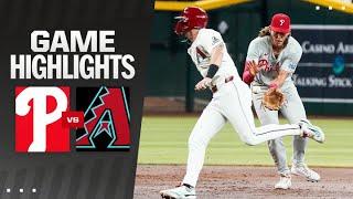 Phillies vs. D-backs Game Highlights (8/11/24) | MLB Highlights