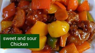 sweet and sour chicken recipe ️️w/ Bell peppers