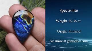 RARE Spectrolite w/ AMAZING COLOR: GemSelect Video Review