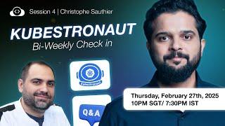 Kubestronaut Check-in #4: Learn from Christophe Sauthier (CNCF)