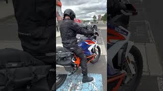 KTM 1290 Super Adventure R Akrapovič Idle and Revving Sound #Shorts