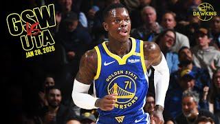 Golden State Warriors Full Team Highlights vs Jazz | Jan 28, 2025 | FreeDawkins