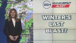 California Winter Storm: Rain and heavy snow to start week