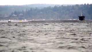 USS Michigan Transits to Naval Base Kitsap-Bremerton (HD)