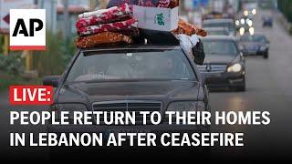 Israel-Hezbollah ceasefire LIVE: People return to Tyre in southern Lebanon