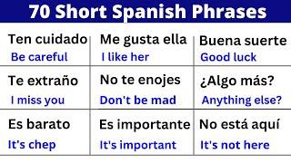 70 Super Common Everyday Spanish Phrases