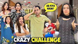 Most Funniest Challenge with Dad | Sab bhenon mai larai hogai | Sistrology