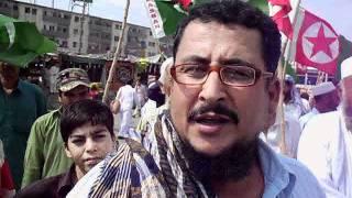 Pushto speech by Haji Ghulam Mohammad against the target killing & Karachi disturbance.AVI