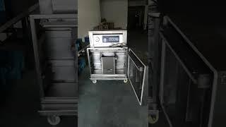 Vertical vacuum packaging machine