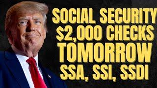 GOOD NEWS! Trump Just Said THIS About Social Security Benefits | SSA, SSI, SSDI Payments