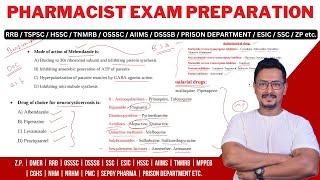 PHARMACIST EXAM PREPARATION / TNMRB PHARMACIST EXAM PREPARATION / RRB PHARMACIST EXAM QUESTIONS