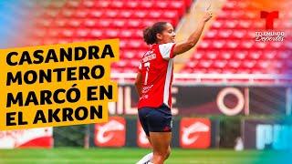 Gol de Casandra Montero - Chivas Femenil v. Mazatlán Femenil | Telemundo Deportes