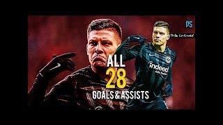 Luka Jovic ● All 28 Goals & Assists So Far ● 2018/19 HD